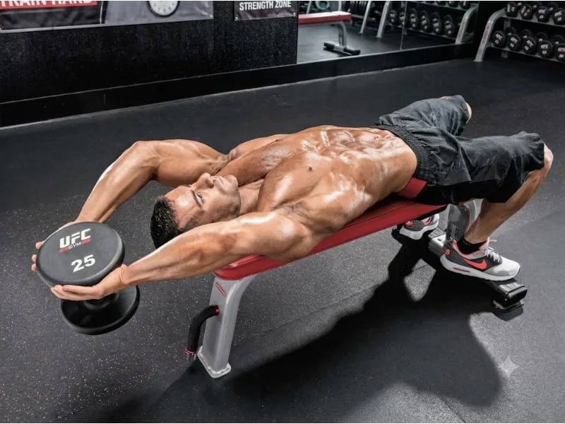 Dumbbell pullover – Kéo tạ qua đầu